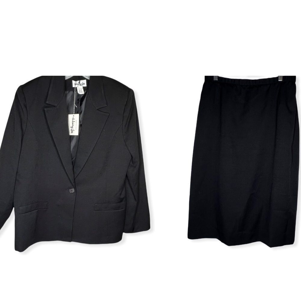 Vintage Henry-Lee Black Skirt‎ Set nwt
